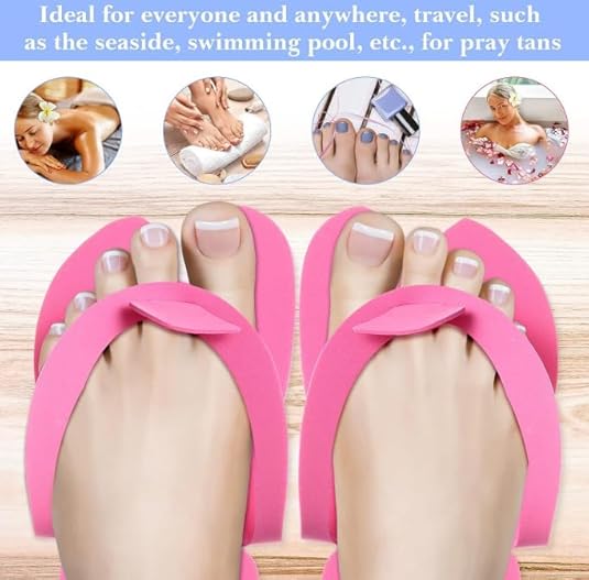 12 Pairs Disposable Foam Slippers Salon Spa Pedicure Sandals Free size Multi Color