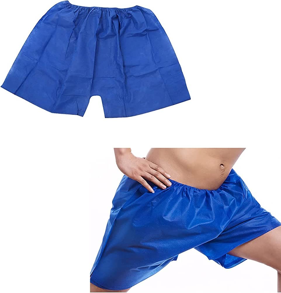 Disposable Men's Non- woven Boxer Shorts, Spa and Salon Equipment (10 Pieces)