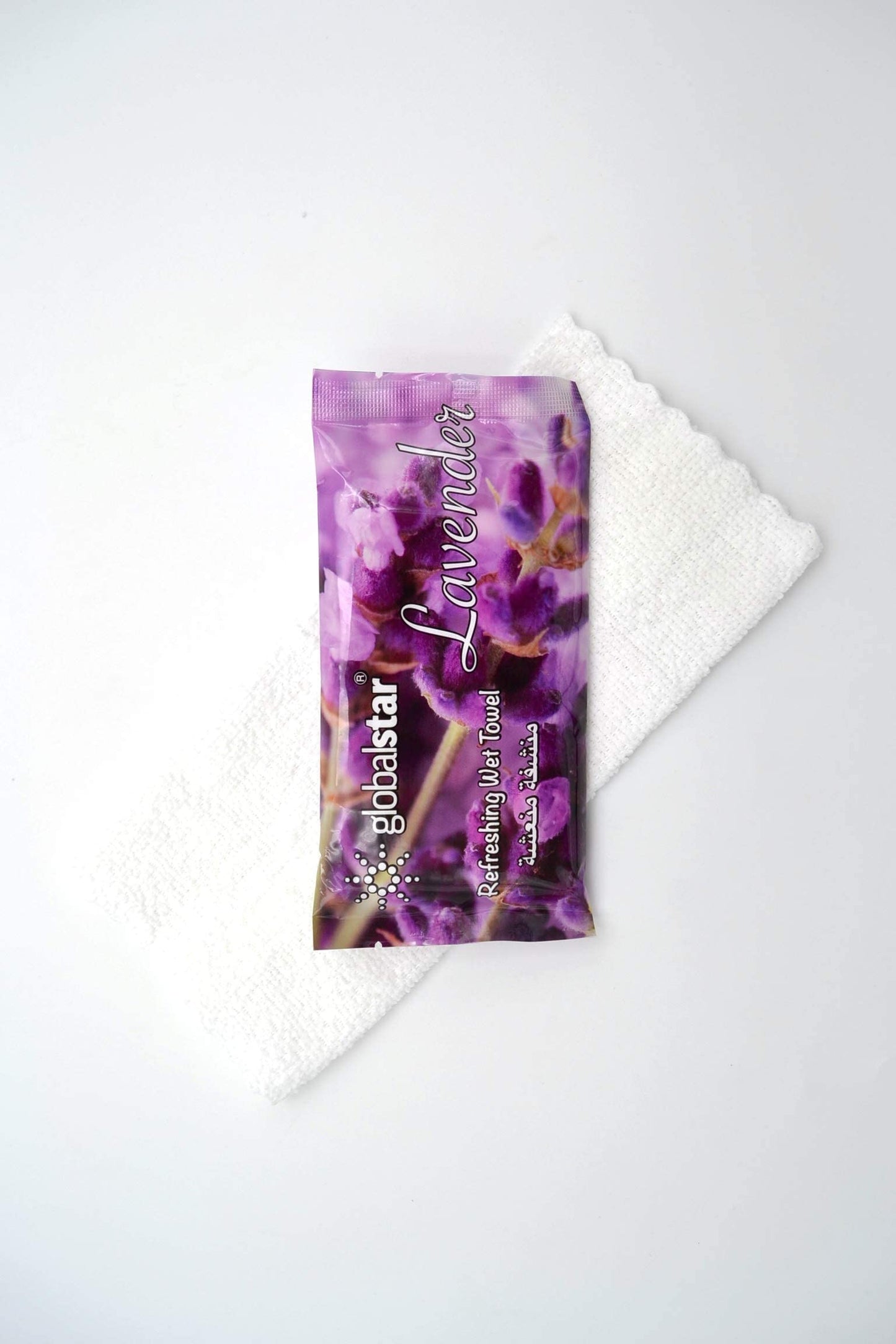 Globalstar Global Star Fresh Wet Face Towel Lavender