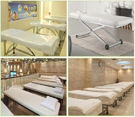 Disposable Plastic Couch Cover Bedspread SPA Massage Treatment Table Sheets Transparent Beauty Bed Waterproof Film-90pcs