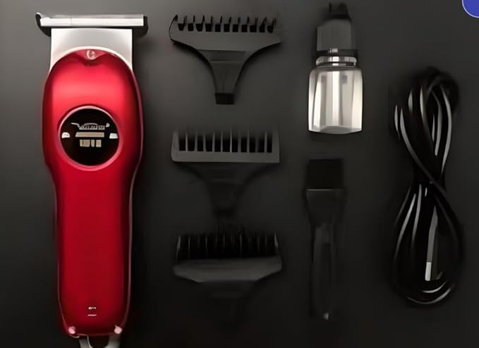 Professional Hair Trimmer for Barbers Cordless Metal Clipper Rechargeable, Cordless, Quick Charging Time 1918