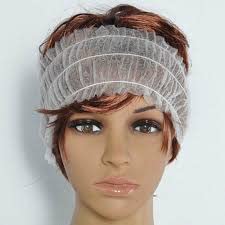 100-Piece Disposable Non-Woven Spa and Facial Headband White