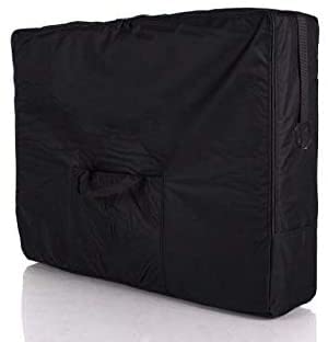 LA PERLA TECH Massage Table Massage Bed Portable 2 Section Folding Couch Bed Lightweight Adjustable for Height Beauty Salon Tattoo Therapy, 230kgs/500lbs Max Weight Capacity, Aluminum Frame -Beige