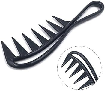 Wide Teeth Comb Detangling Afro Wide Spacing Teeth Comb Anti-Static for Long, Thick, Curly, Wet, Dry