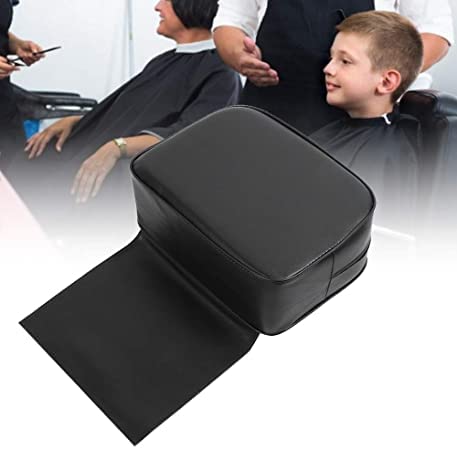 Salon Booster Seat Cushion for Child Hair Cutting, Cushion for Styling Chair, Barber Beauty Salon Spa Equipment Black