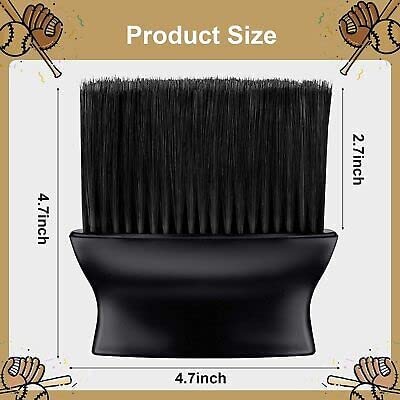 Barber Brush Neck Duster, Neck Duster Comfortable Grip for Hair