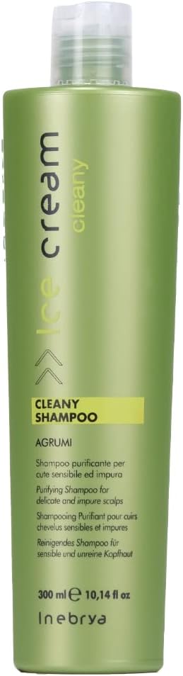 INEBRYA Cleany Anti-Dandruff, Sensitive, Impure Skin Shampoo - 300 ML