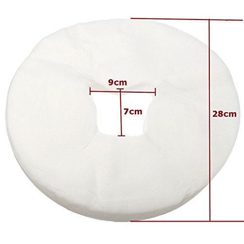 Professional Disposable Massage Table Sheets Headrest Pads Face Pillow Cushion 100Pcs