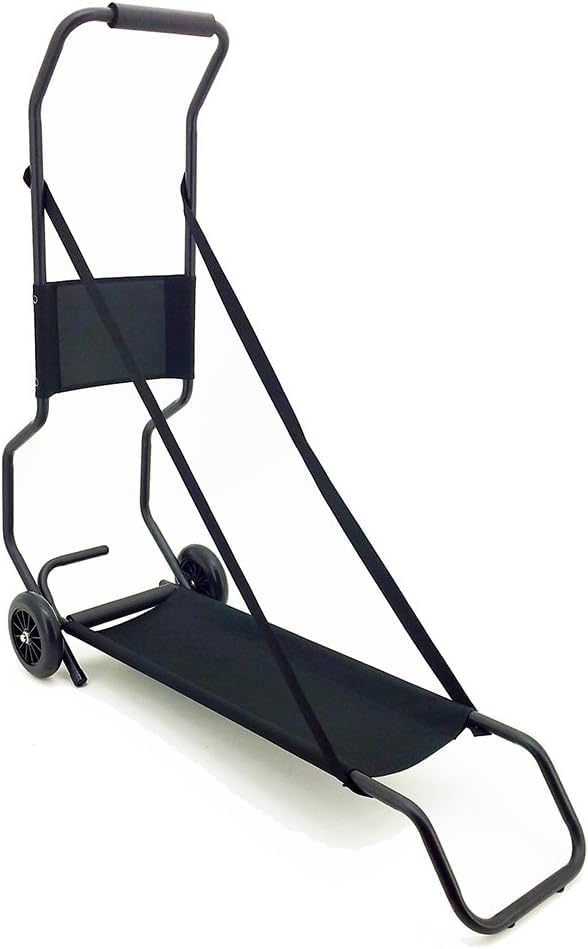 Professional Foldable Wheeled Massage Universal Cart for Massage Table Cart Lightweight Folding Travel Skate with Rubber Wheels & sturdy strap securely Fit all Table Sizes