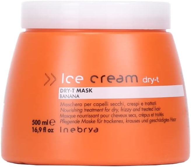 INEBRYA Dry-T Mask Dry, Frizzy, Treated Hair - 500 ML