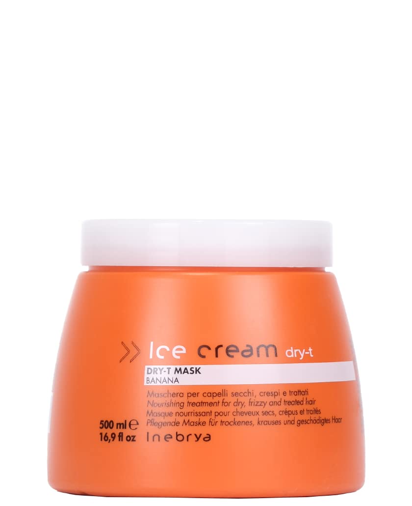 INEBRYA Dry-T Mask Dry, Frizzy, Treated Hair - 500 ML