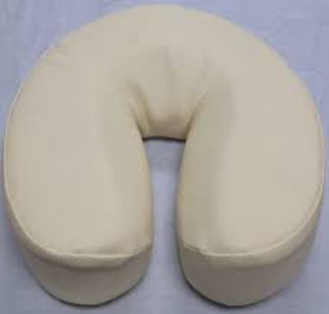 comfortable Sponge U Shape Face Down Pillow Neck Support Cradle Cushion Pad for Massage Table Salon Bed