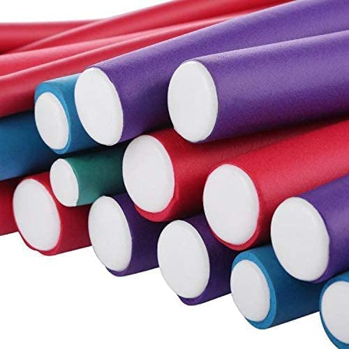 Flexible Curling Rods Foam Hair Rollers - 36 Pieces