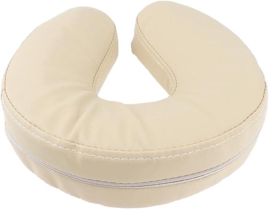 comfortable Sponge U Shape Face Down Pillow Neck Support Cradle Cushion Pad for Massage Table Salon Bed