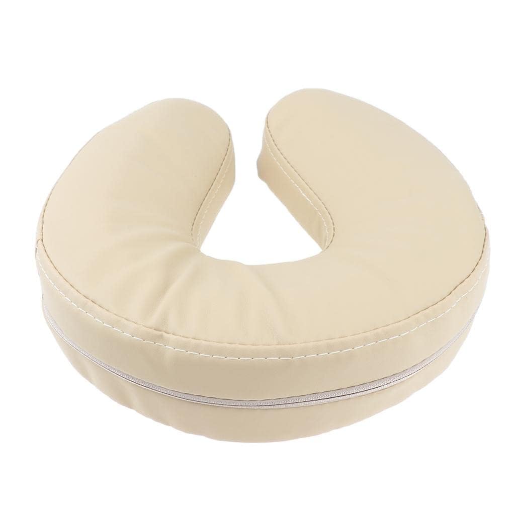 comfortable Sponge U Shape Face Down Pillow Neck Support Cradle Cushion Pad for Massage Table Salon Bed