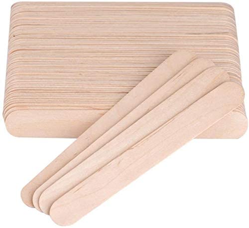 Wooden Tongue Depressor, Wax Spatula Depilatory Wood Spatula Waxing Disposable Wood (200 PIECES)