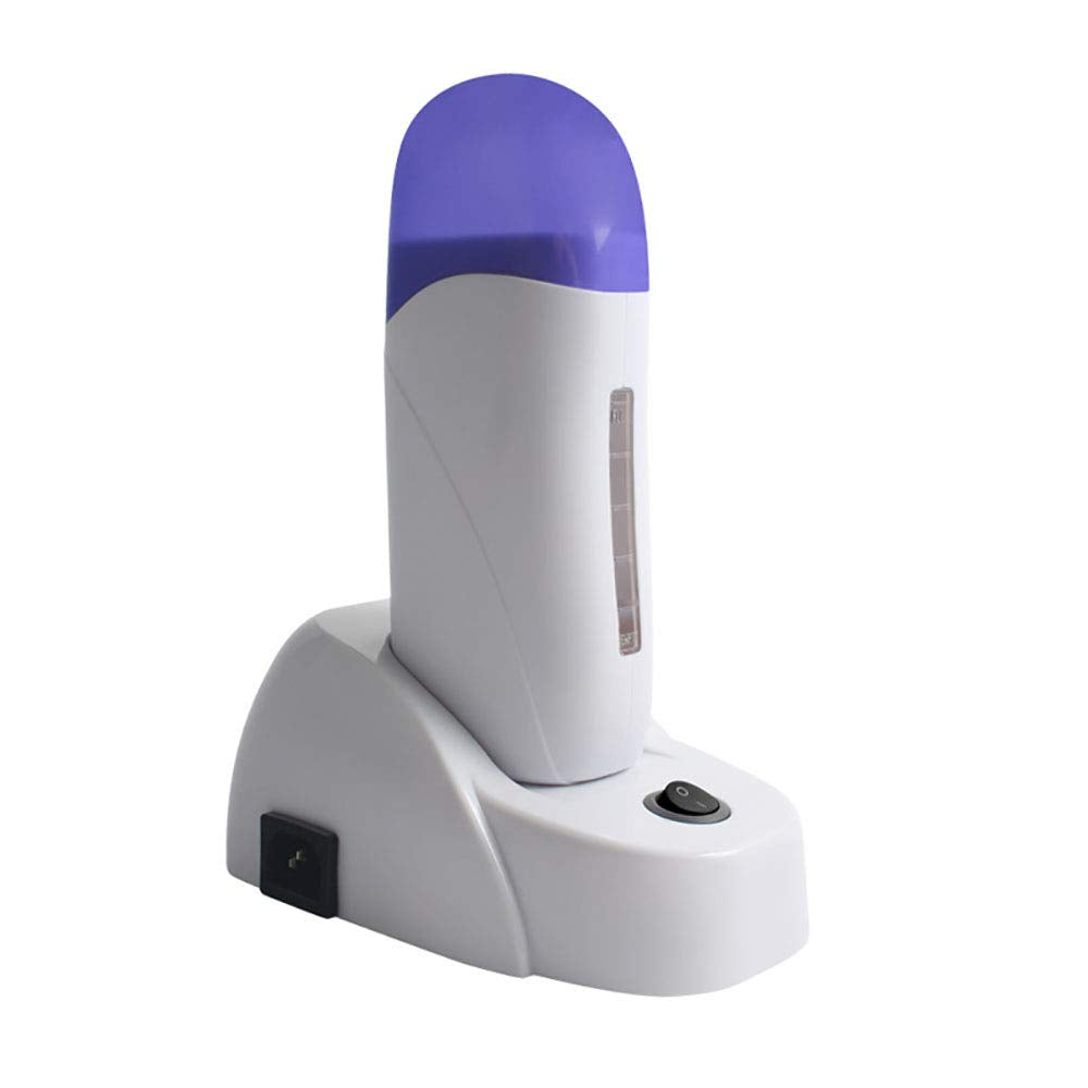 Wax Roller - Cartridge Wax Heating Wax Depilatory Roller Machine for Body Hair Removal Single Waxing Heaters (White 1PC)