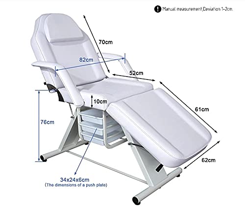 PROFESSIONAL FACIAL TABLE Multifunction Beauty-Clinic-Spa-Table Italian Bed Sheet