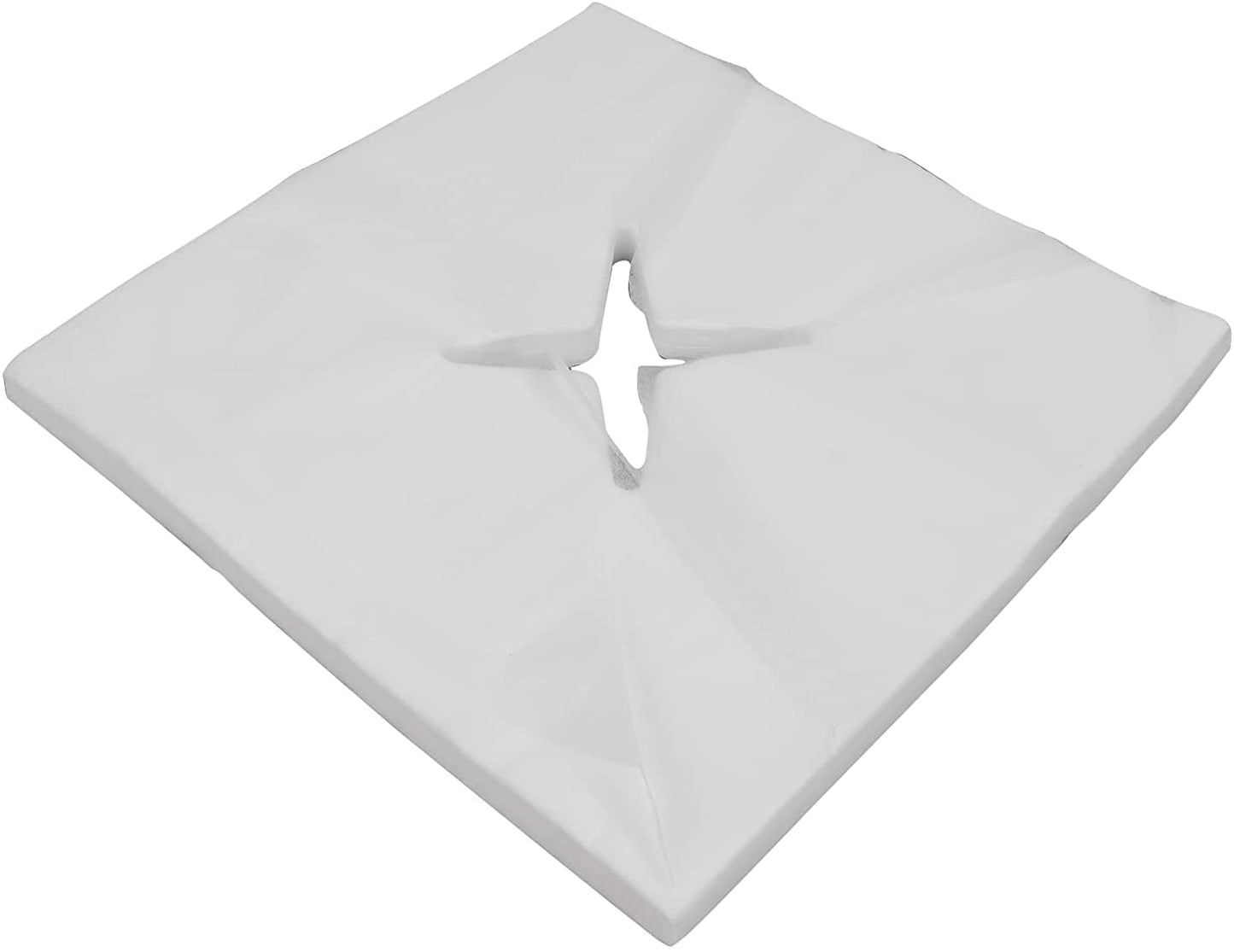 LA PERLA TECH Massage Face Rest Cover, Skin Friendly Face Rest Cover for SPA Clubs for Baths for Beauty Salons white