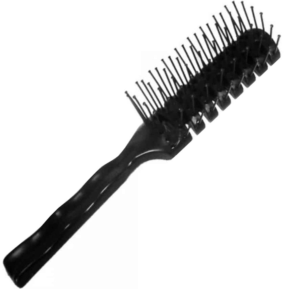 Vented Hairbrush for Blow Drying, Wet or Dry With Ball Tipped Bristles, For Short Straight Hair Perfect