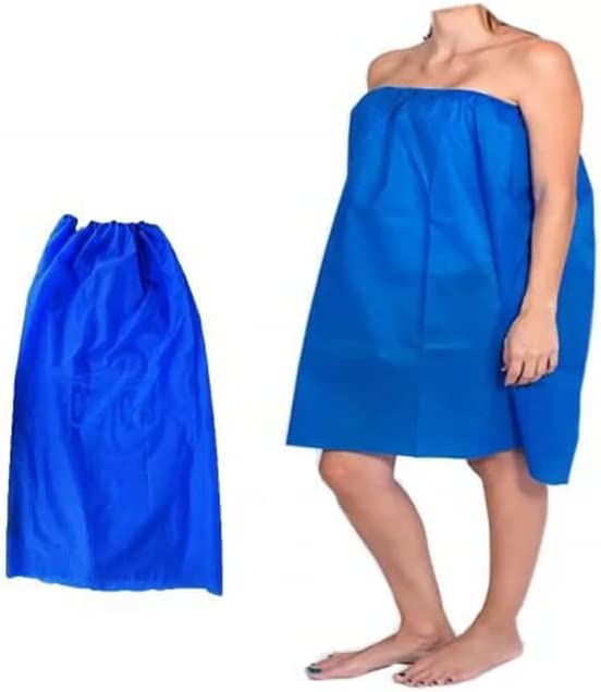 Disposable Tube Gown Free Size Blue-Spa-Clinic-Salon 20pcs/pack