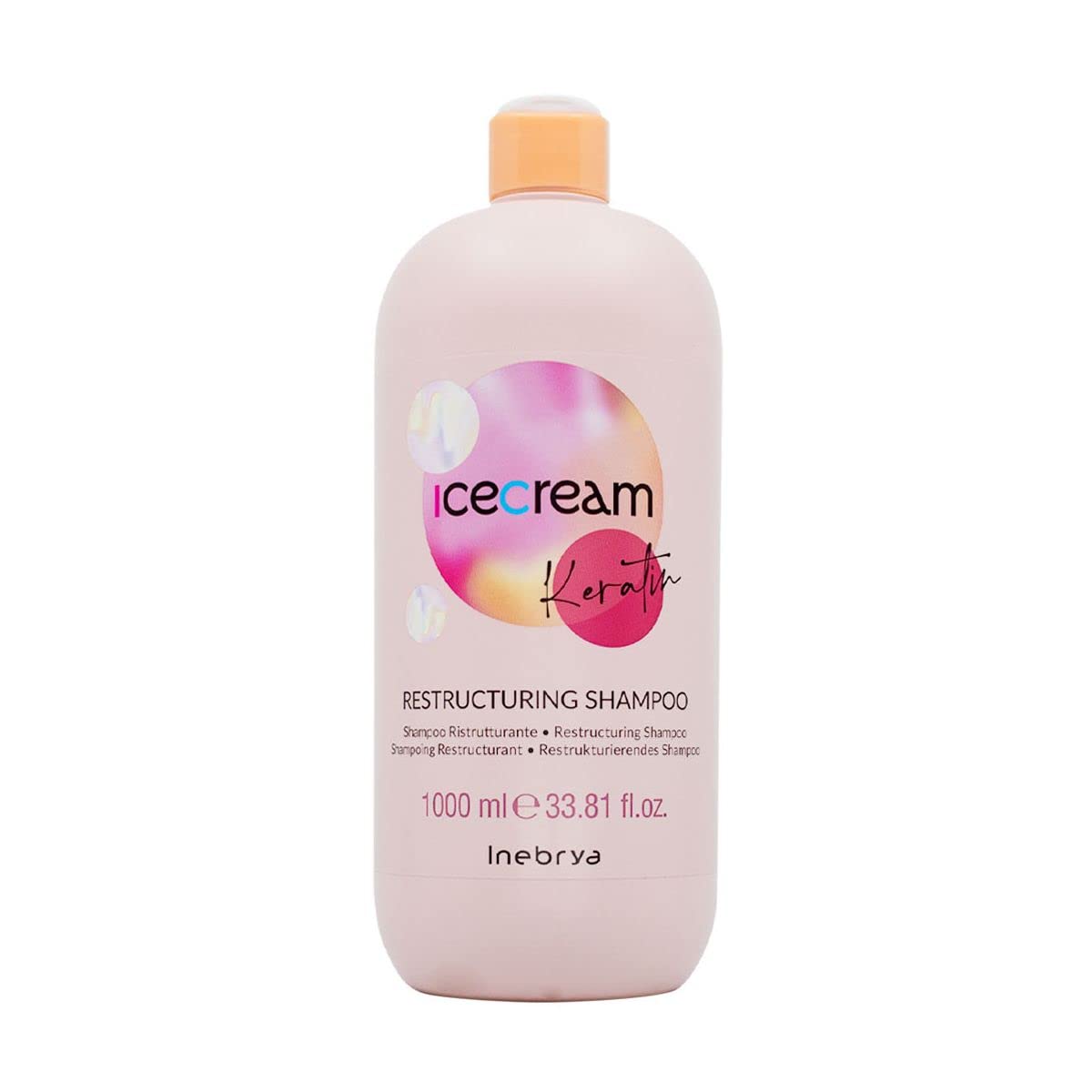 Inebrya Ice Cream Keratin Restructuring Shampoo - Shampoo Ristrutturante 1000ml