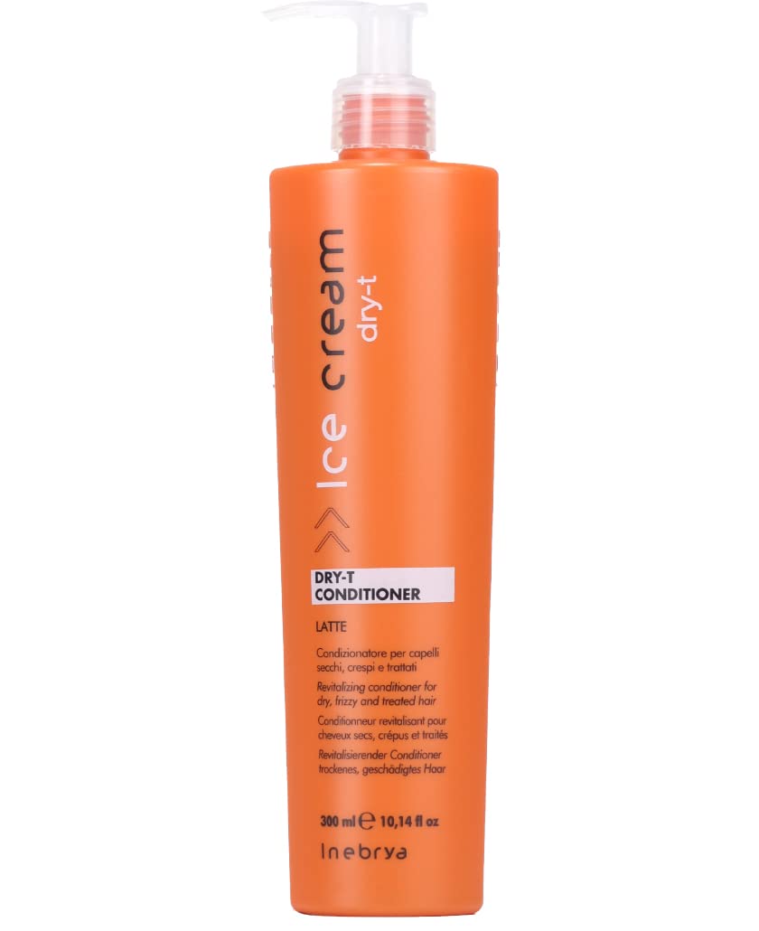 Inebrya Ice Cream T Conditioner for Dry-Frizzy & Treated Hair, 300ml