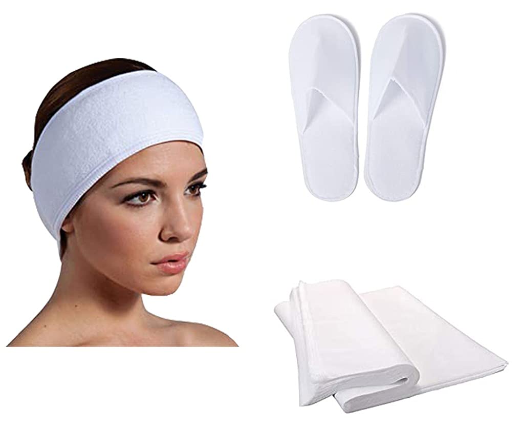 Saving Hygiene Kit-3 Spa Headband Disposable Hair Caps (30)