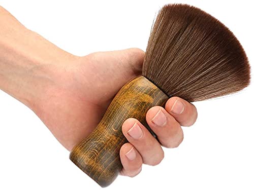 Barber Cleaning Hairbrush Dense Hair Sweep Brush Hairdressing Neck Face Duster Brush Salon Household Hair Styling Tool