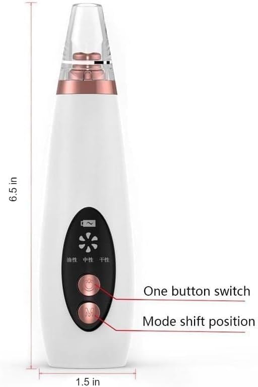 Blackhead remover vacuum pore cleaner,Removal Strong Suction Skin Cleaner Machin,USB Rechargeable,LED Display Blackhead Cleaner