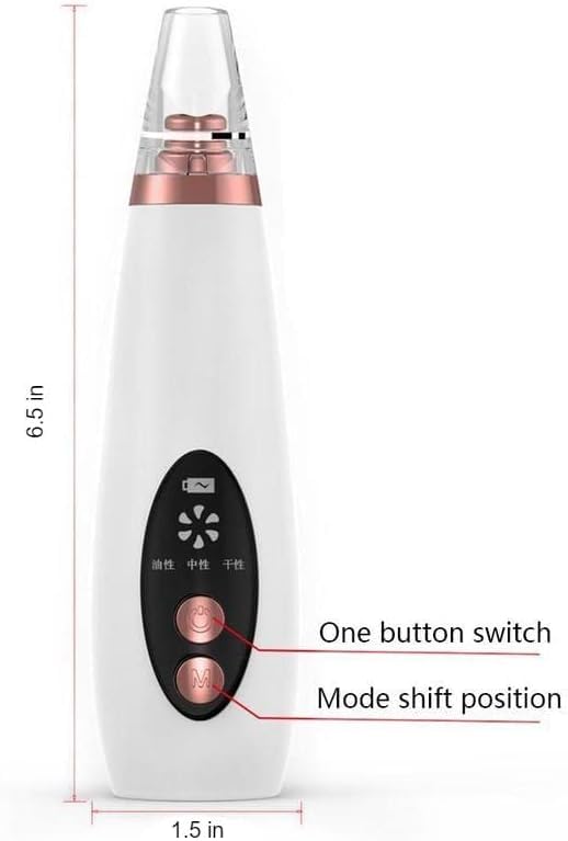 Blackhead remover vacuum pore cleaner,Removal Strong Suction Skin Cleaner Machin,USB Rechargeable,LED Display Blackhead Cleaner