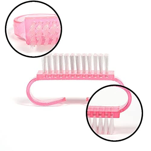 Set of 4 Nail Cleaning Brushes for Manicure and Pedicure Tools Nail Brushes