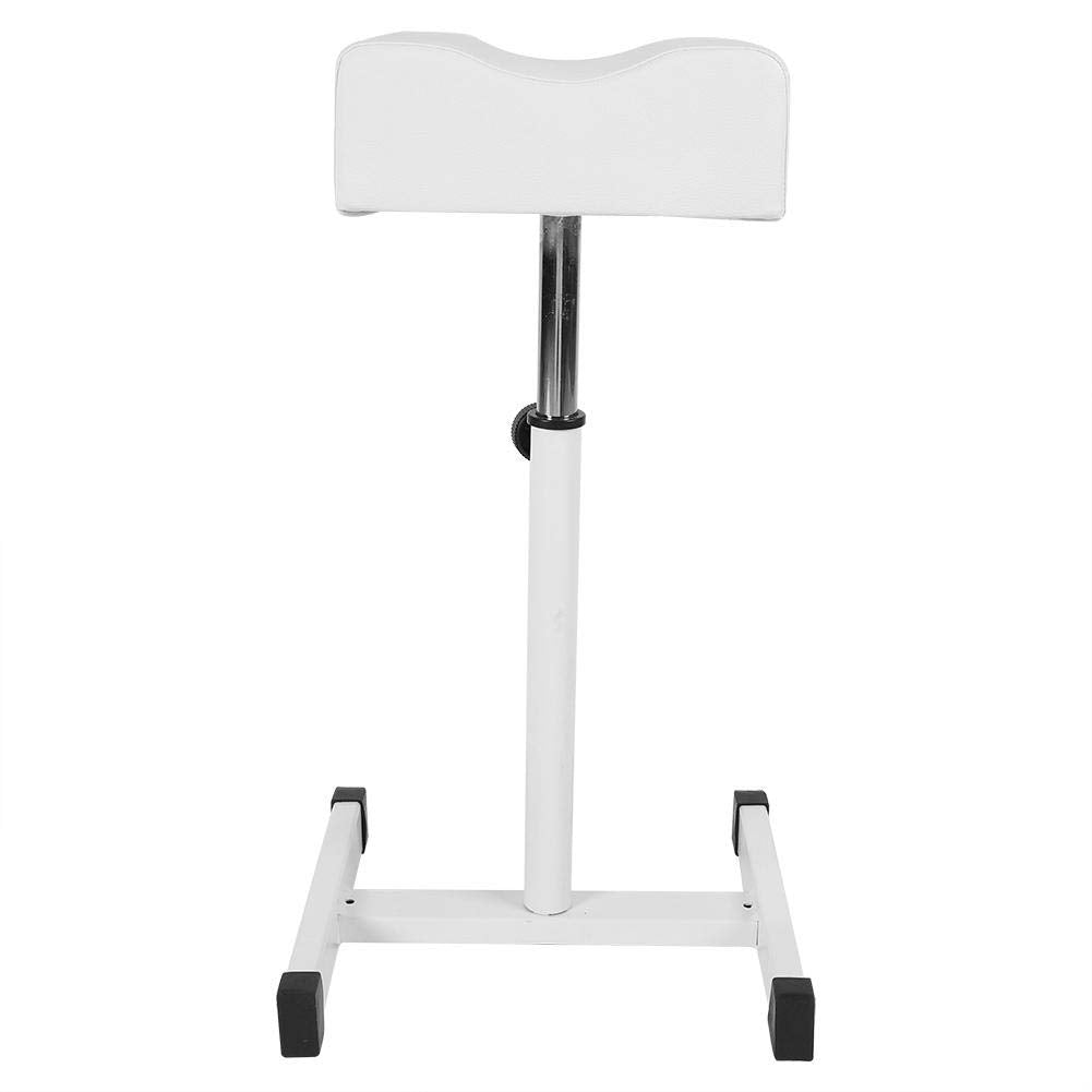 Stool Chair with Footrest,Adjustable Foot Care Pedicure Nail Stool,Pedicure Manicure Technician Nail Footrest Salon Spa Equipment(white)