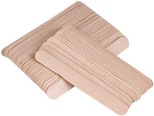 Wooden Tongue Depressor, Wax Spatula Depilatory Wood Spatula Waxing Disposable Wood (200 PIECES)