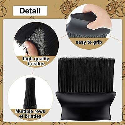 Barber Brush Neck Duster, Neck Duster Comfortable Grip for Hair