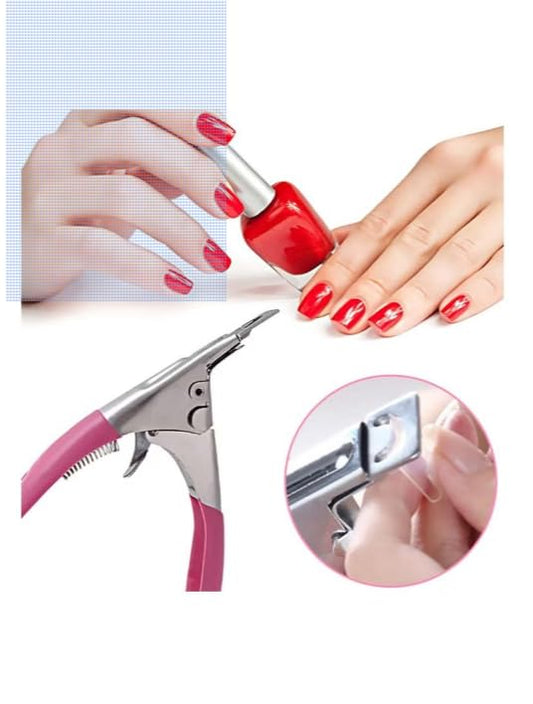 Nail Clippers Scissors U Shape Manicure False Nail Tip Cutter Suitable for Acrylic Gel and Artificial Nail Tips