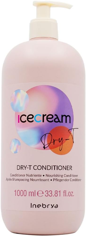 انيبريا بلسم ايس كريم دراي تي - بلسم مغذي 1000 مل Inebrya Ice Cream Dry-T Conditioner - Conditioner Nutriente 1000ml