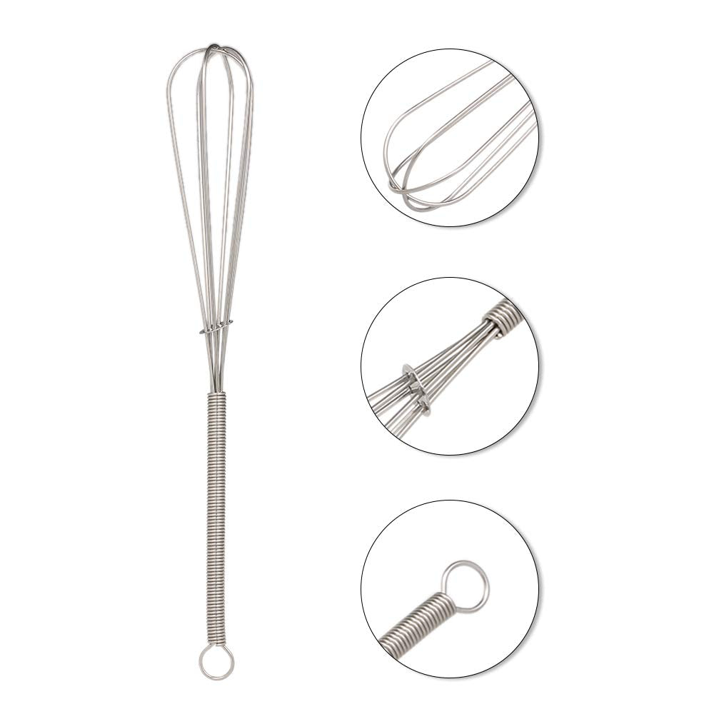 Stainless Steel Whisk Stirrer Cream Mixer Salon Barber Hairdressing Hair Color Dye Mixing Tools