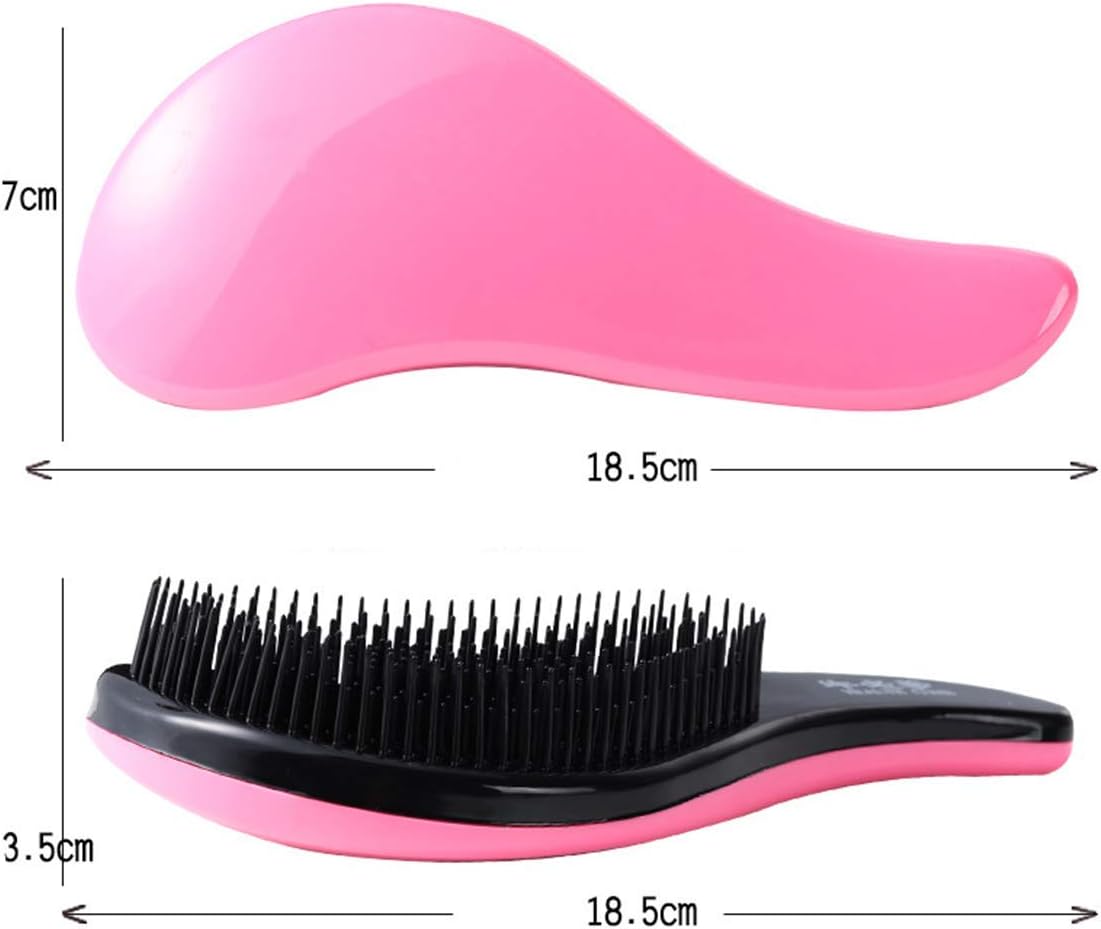 Hair Brush Tangle Detangling Comb Hair Brushes Salon Styling Tamer Massage (Color May Vary)