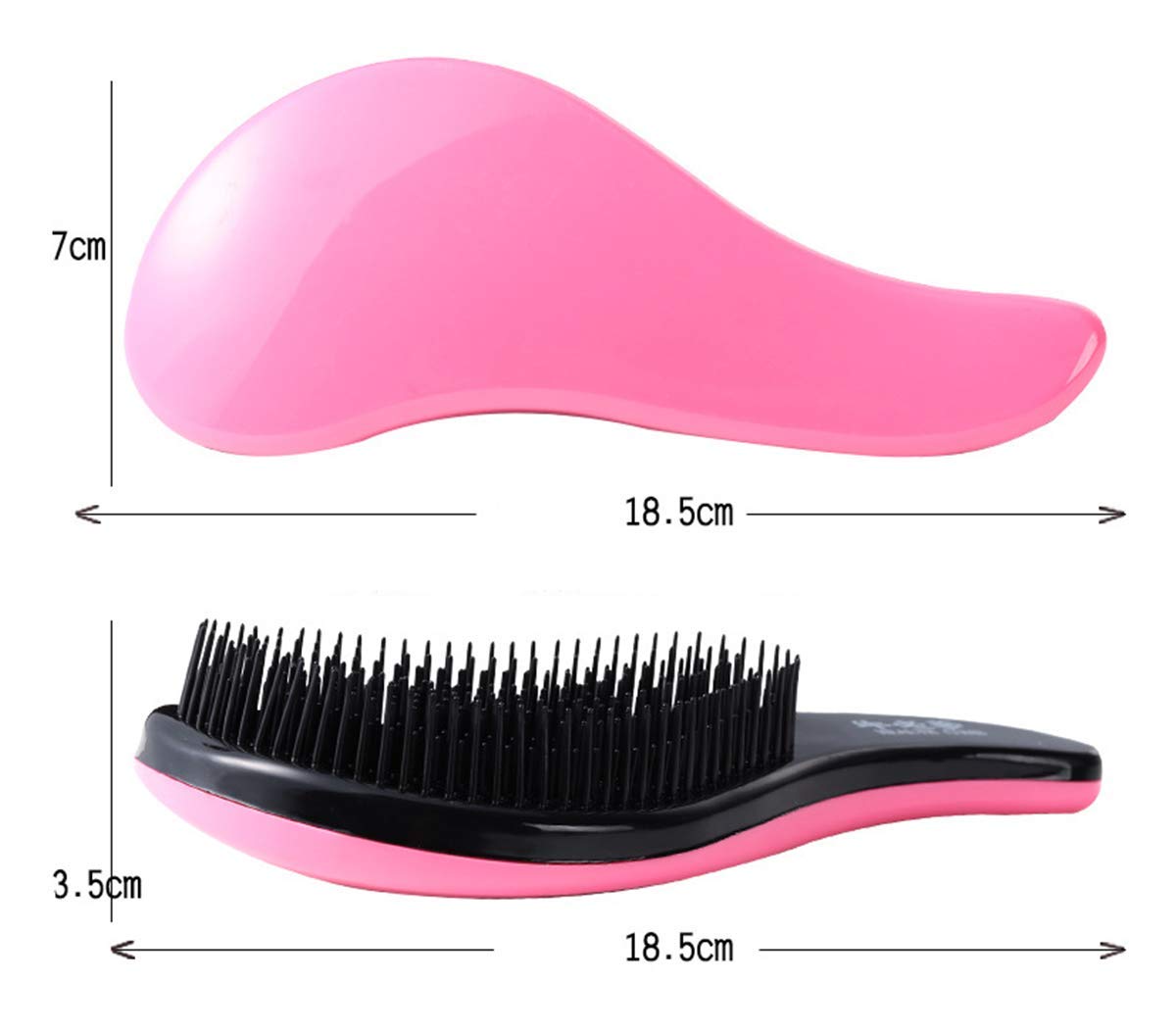 Hair Brush Tangle Detangling Comb Hair Brushes Salon Styling Tamer Massage (Color May Vary)