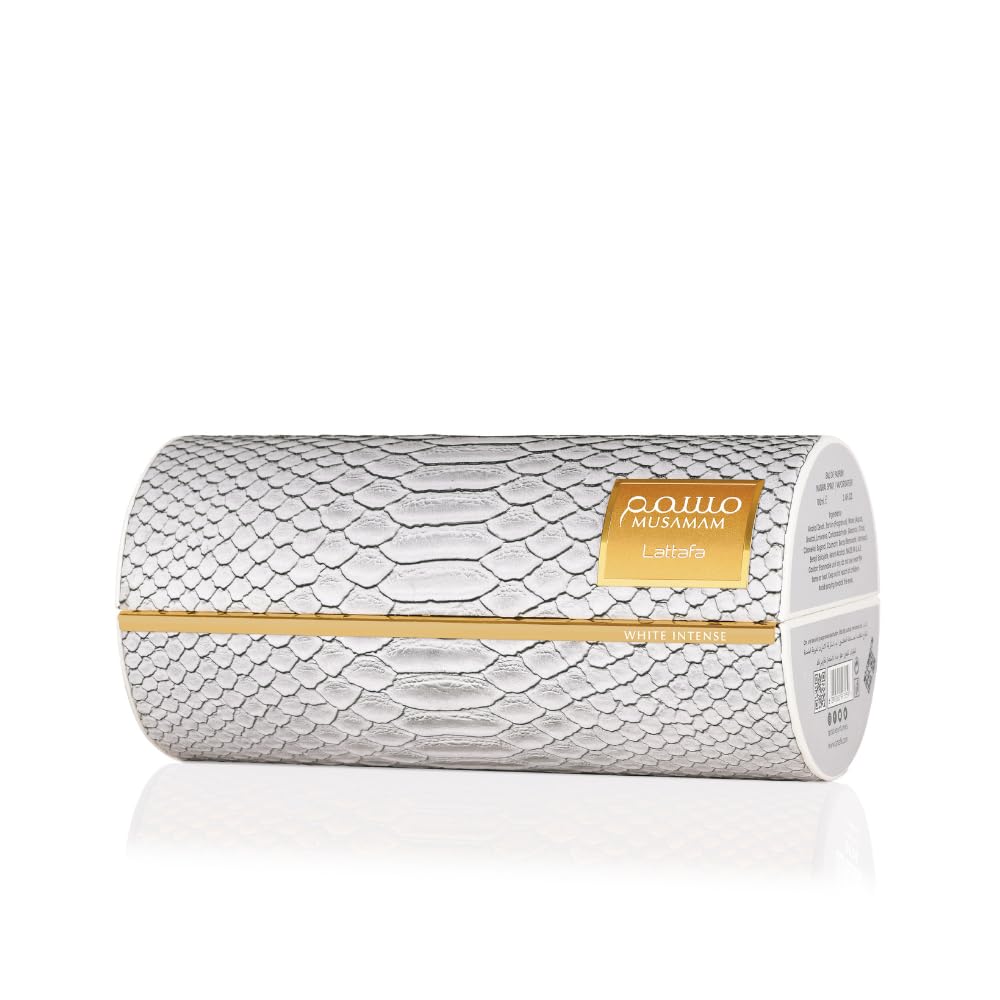 Lattafa Musamam White Intense Eau de Parfum for Unisex مافة او دي بارفان وايت انتنس للجنسين من مسام، 100 مل