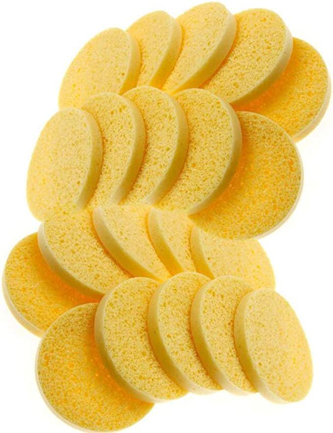 Facial Cellulose Disposable Sponge - Makeup - 20 Pieces