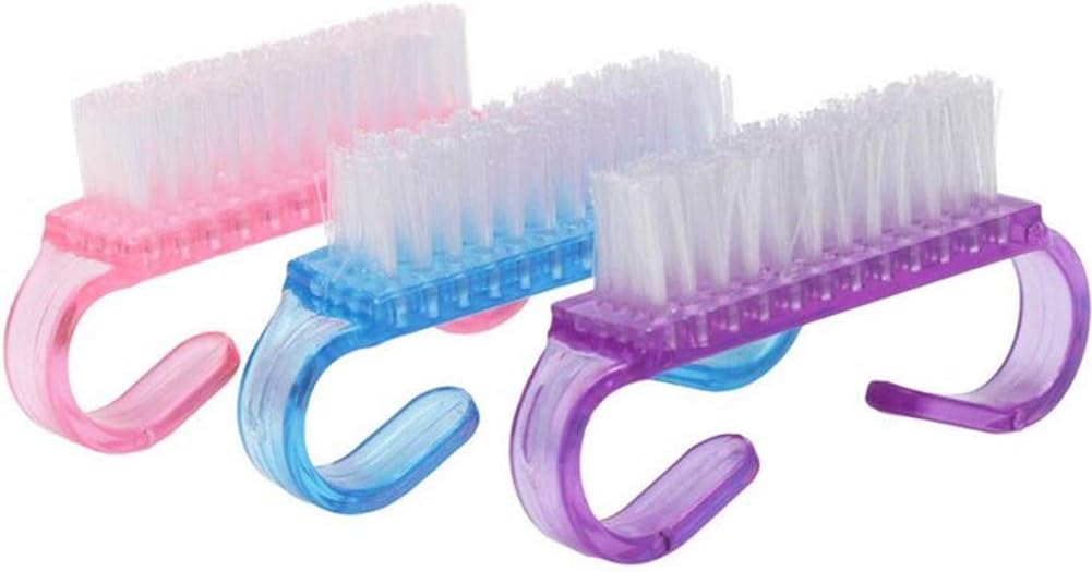 3 PICS Nail Hand Scrubbing Cleaning Brush for Toes and Nails