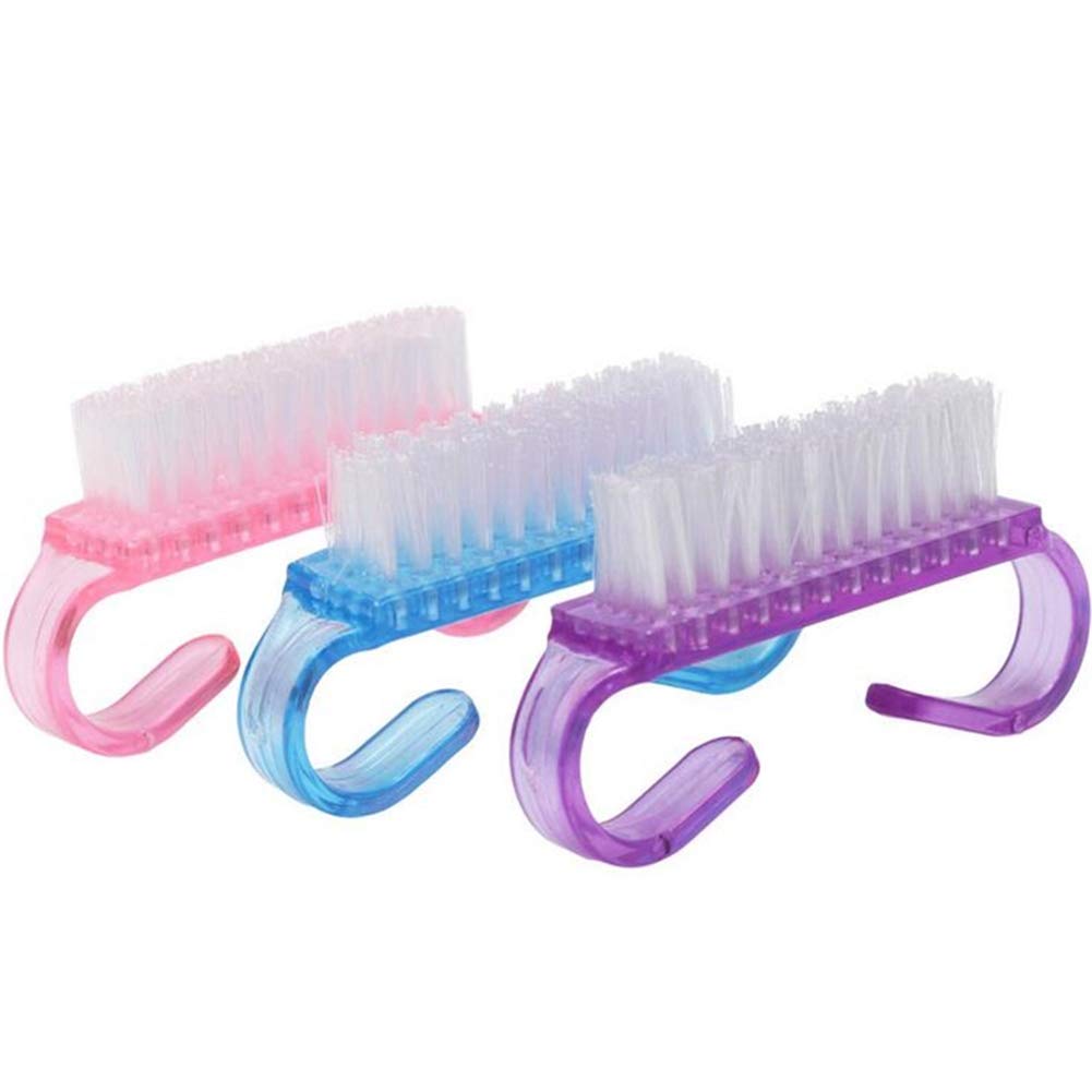 3 PICS Nail Hand Scrubbing Cleaning Brush for Toes and Nails