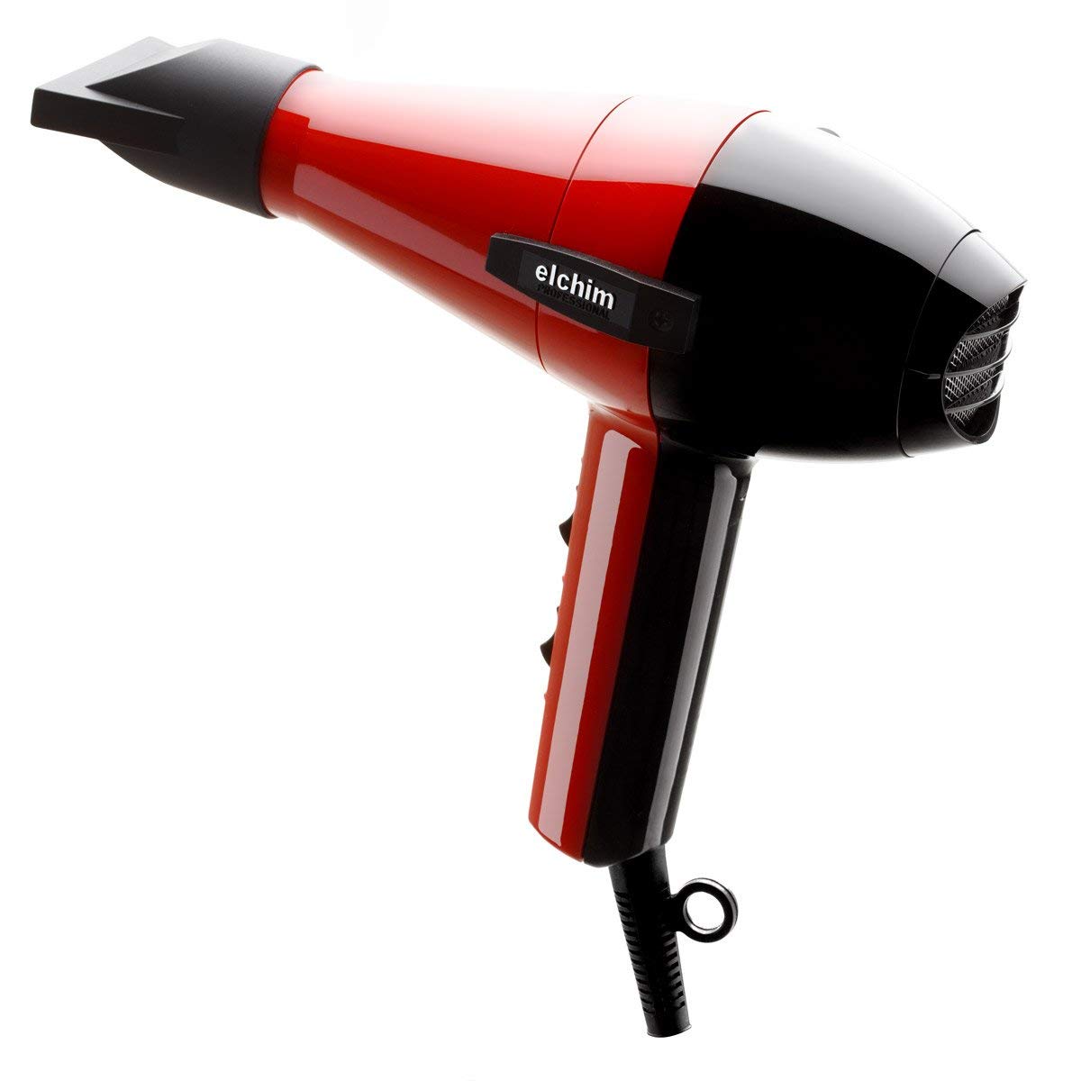 ELCHIM 2001 High Pressure Professional Hair Dryer - Red/Black, 1 Count (Pack of 1)