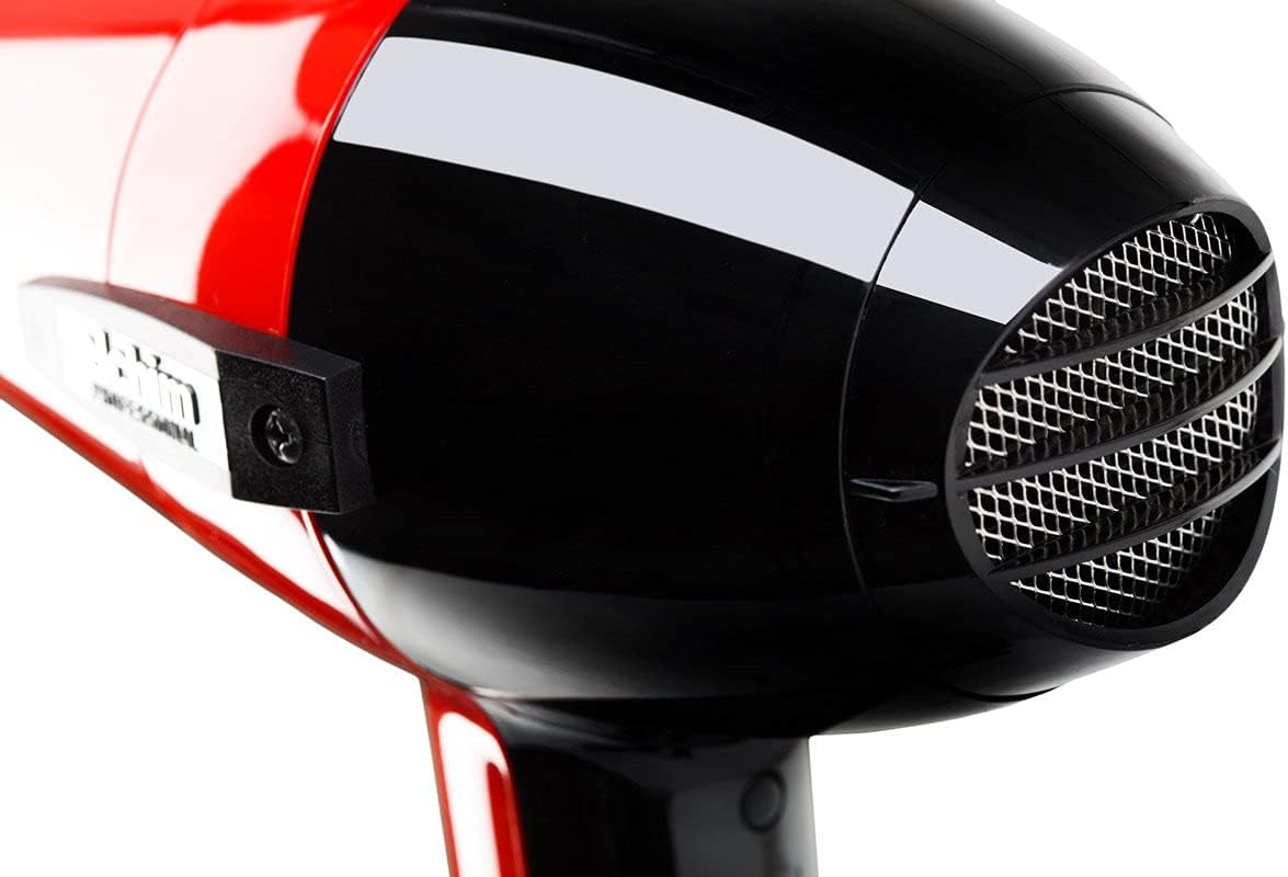 ELCHIM 2001 High Pressure Professional Hair Dryer - Red/Black, 1 Count (Pack of 1)