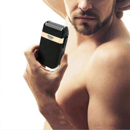 KEMEI Men's Electric Razor Waterproof Reciprocating Razor Cordless Precision Beard Trimmer Twin Blade USB Rechargeable Grooming Razors,Shaving & Hair Removal Products (2024 Shaver)