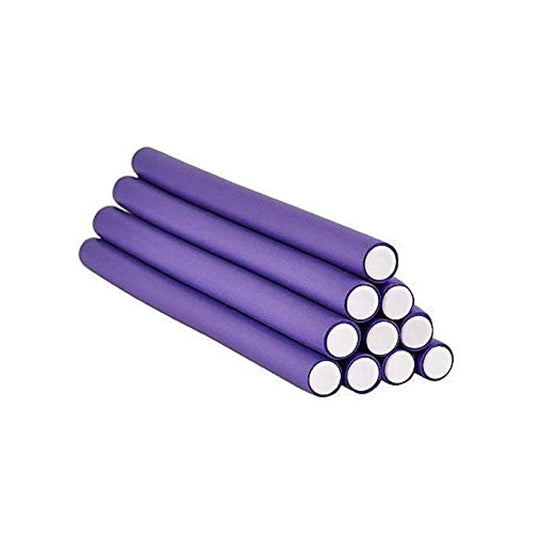 Flexible Hair Styling Curlers Twist Roller Foam Rods (10 pcs)