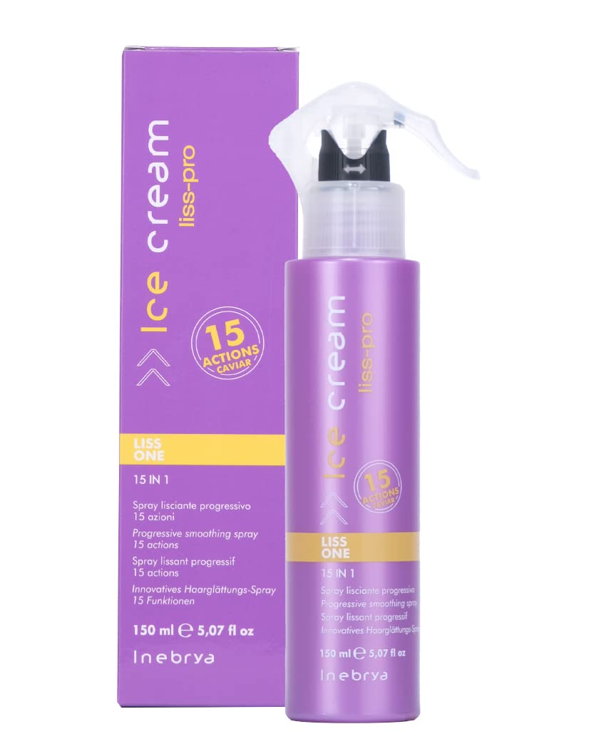 INEBRYA ICE CREAM LISS-PRO CAVIAR 15 in 1 ACTION SMOOTHING SPRAY 150 ML