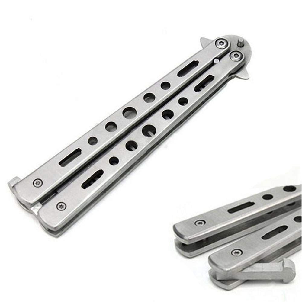 Stainless Steel Metal Butterfly Style Knife